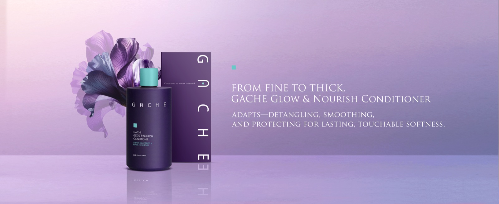 Glow & Nourish Conditioner — strengthens, hydrates and restores, sulfate- and paraben-free