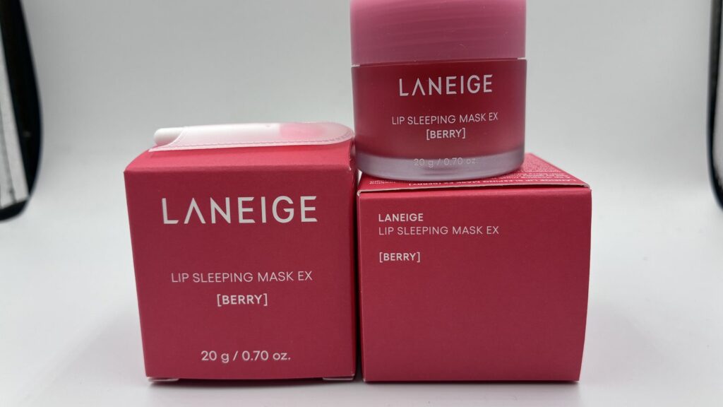 Laneige Lip Sleeping Mask EX Berry jar and box, 20 g