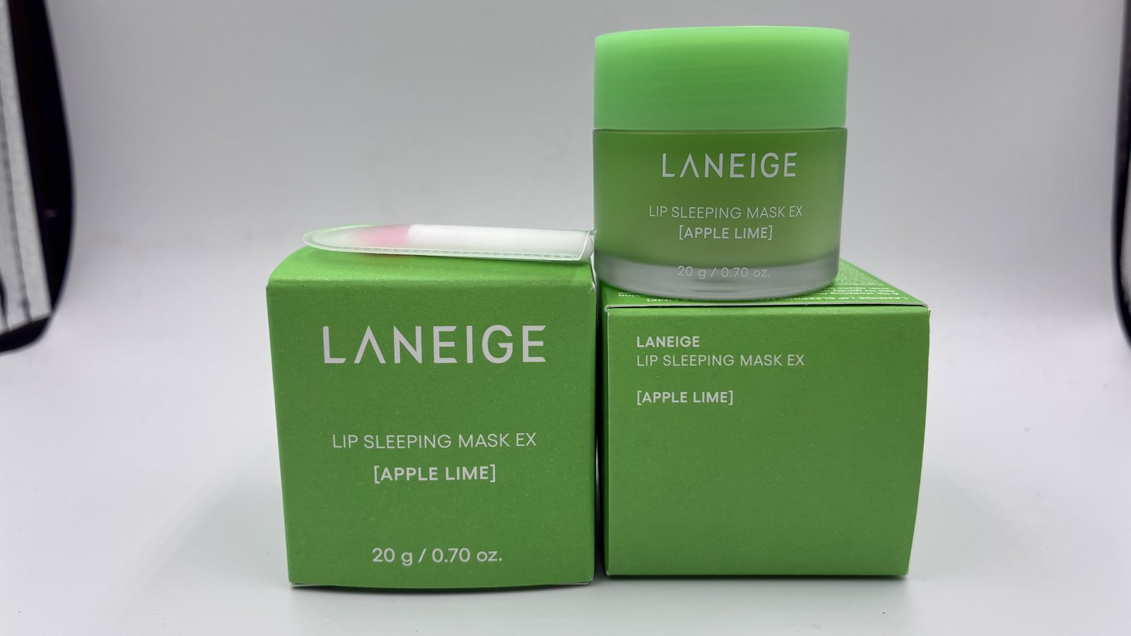 Laneige Lip Sleeping Mask EX Apple Lime with an English-only front